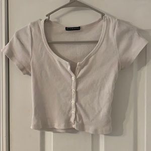 brandy melville cropped shirt